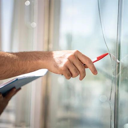 broken glass repair in Panama City, FL